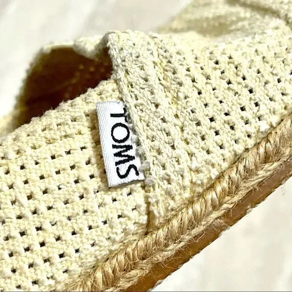 TOMS Woven Jute Classics Flats 206 - Picture 8 of 9